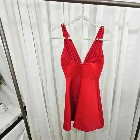 Wet Seal Women's Size S Hot Gal Red Mini Dress NWT - Picture 2 of 10